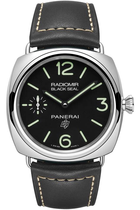 panerai black seal automatic|panerai radiomir black seal pam00183.